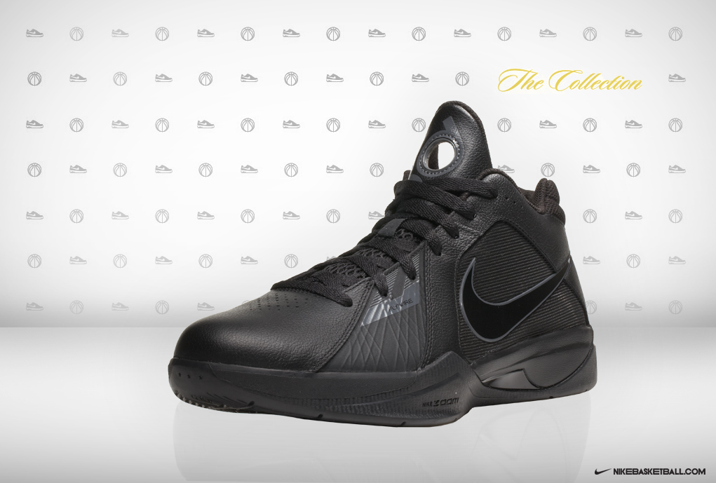 Nike Zoom KD III - Black/Black-Dark 