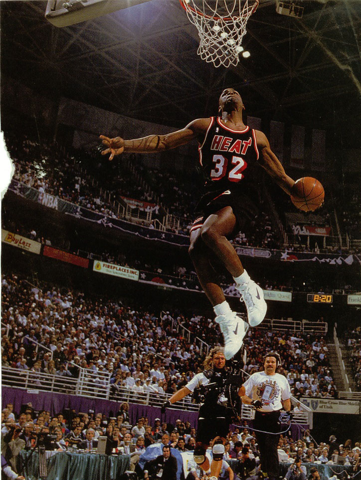 Harold Miner wearing Nike Air Dynamic Flight