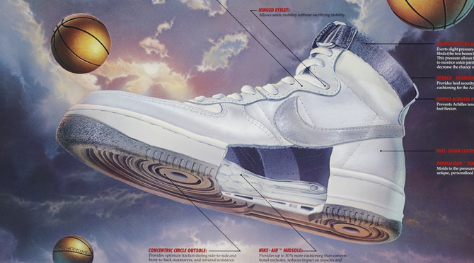 air force one sneaker history