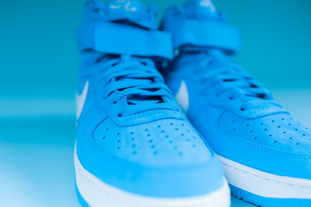 sky blue air force ones