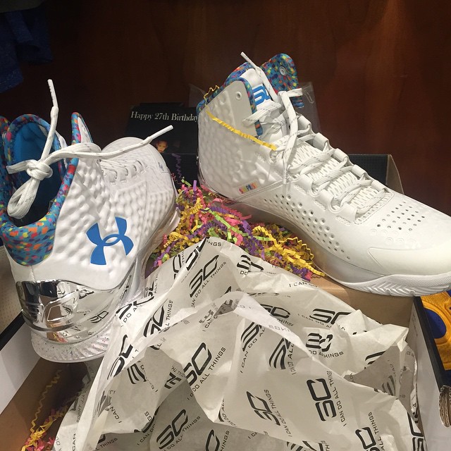Stephen Curry's Under Armour Curry One Birthday PE