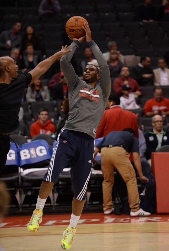 Chris Paul Wears 'Volt Camo' Jordan CP3.VII iD (3)