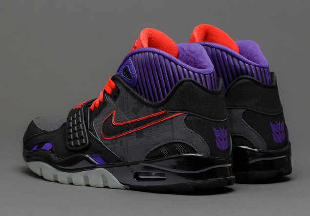 Nike Air Trainer SC II Megatron DECEPTICON logo heel