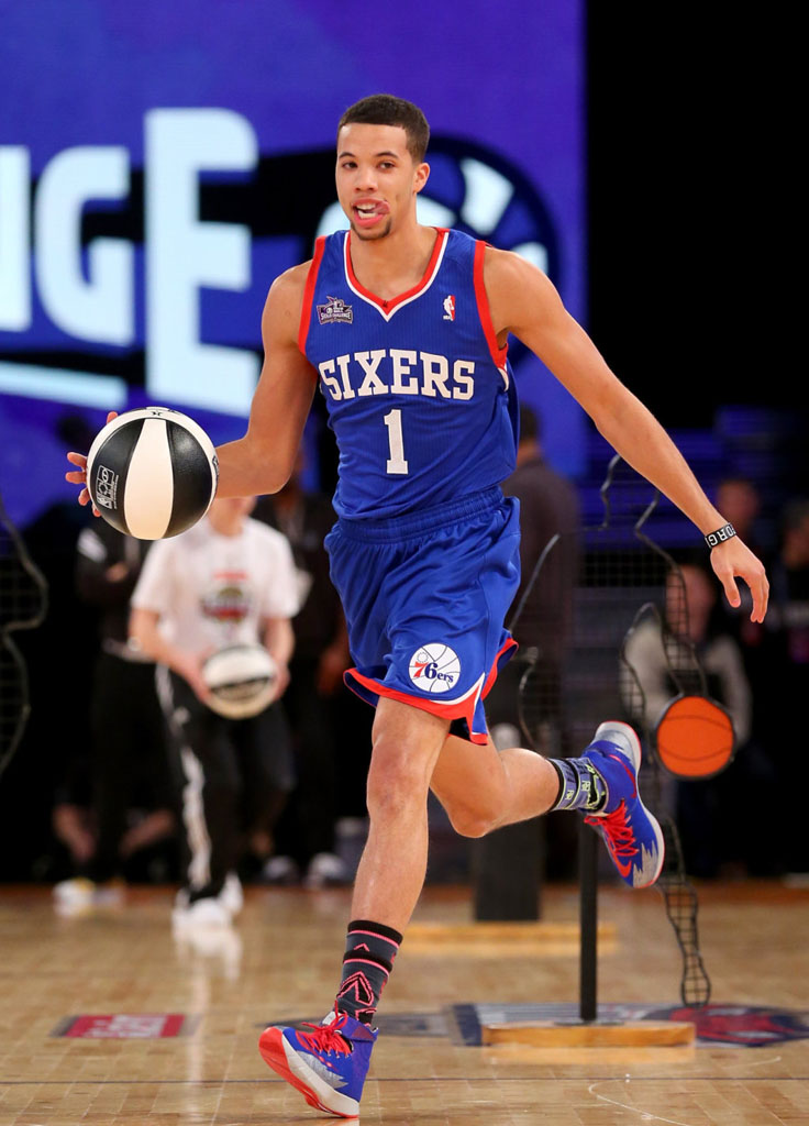 Michael Carter-Williams wearing Nike Zoom HyperRev PE