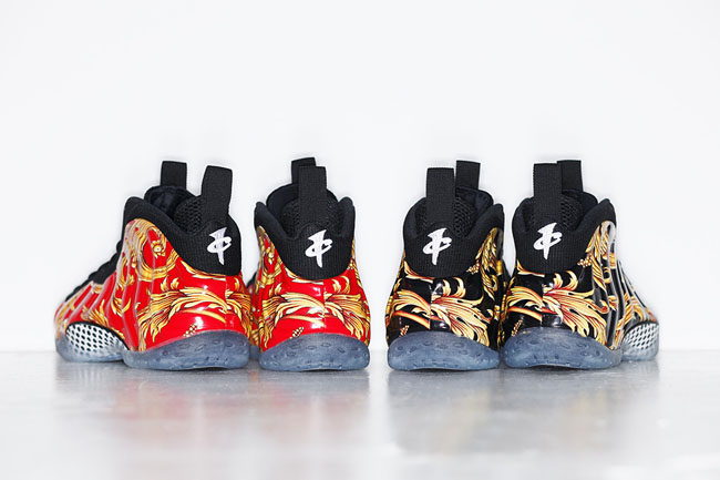 Nike foamposite shop x supreme price