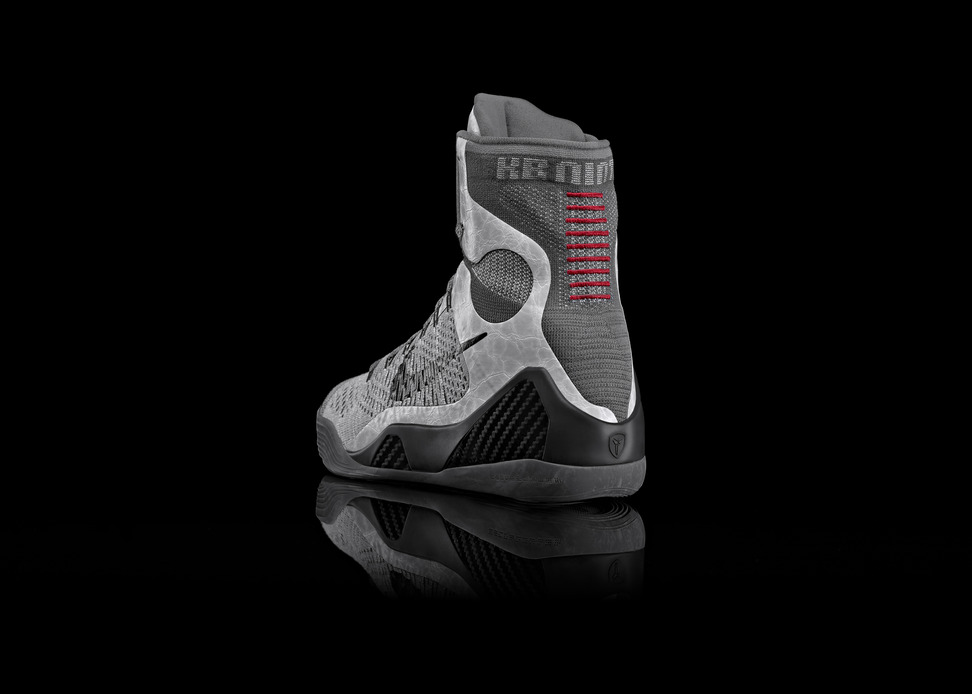 Nike Kobe 9 Elite Perspective Grey Detail heel