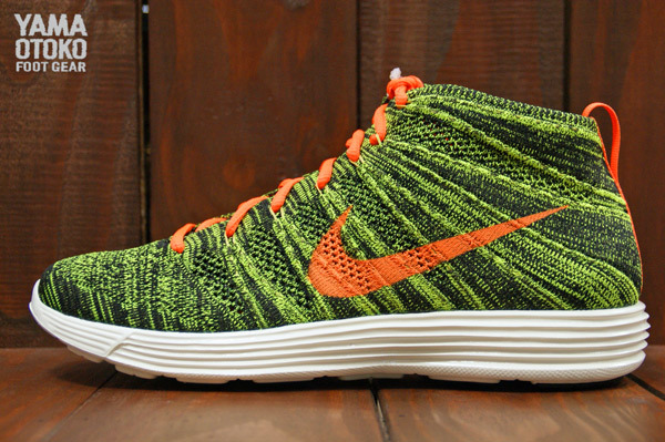 Nike Lunar Flyknit Chukka sequoia green profile