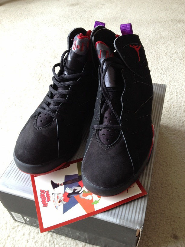 Pickups of the Week // Air Jordan VII 7 Black Red by TJT4life