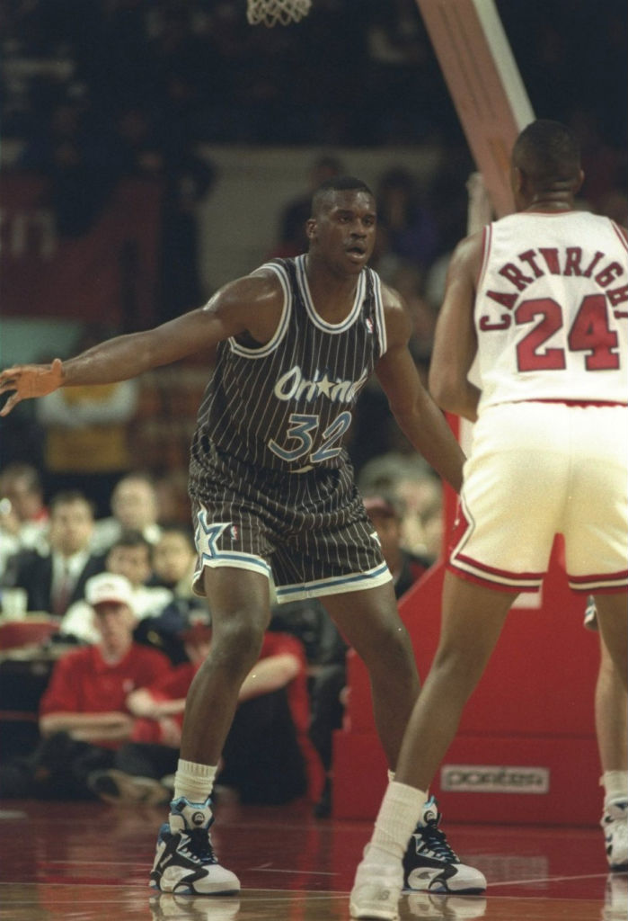 Shaq wearing Reebok Shaq Attaq in 1992 (3)