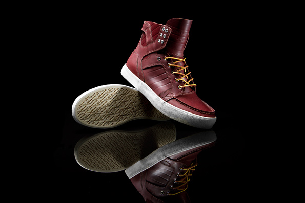 Burgundy on sale supra shoes