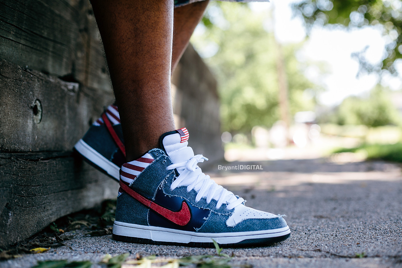 nike sb dunk high born in the usa