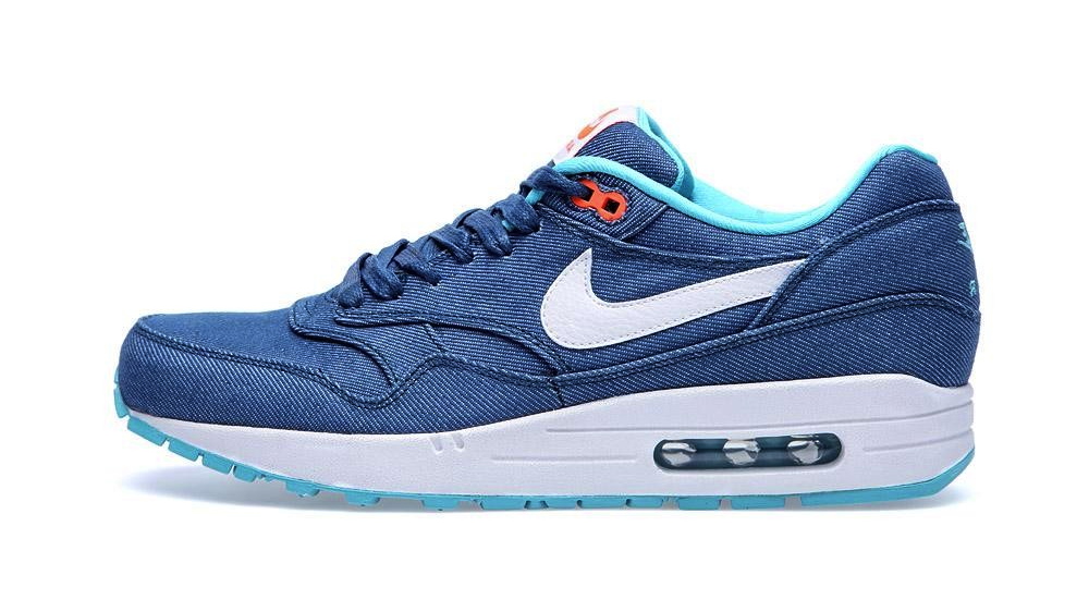 Nike Air Max 1 PRM Denim - Turquoise 