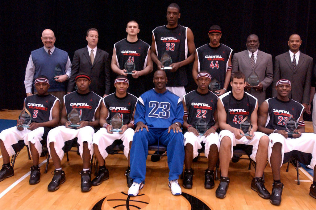 XX8 Days of Flight // Jordan Brand Capital Classic 2003 - Black Team featuring LeBron James