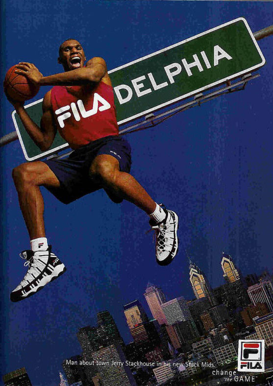 Jerry Stackhouse Wears FILA Stackhouse | Sole Collector