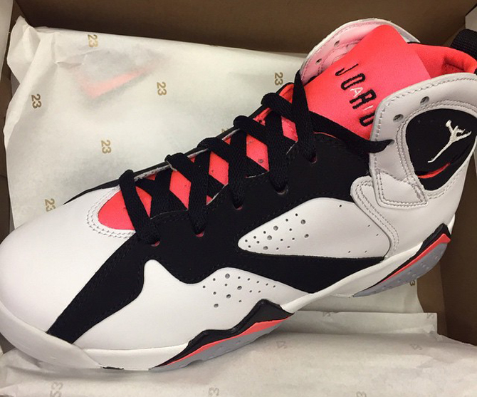 peach black and white jordans