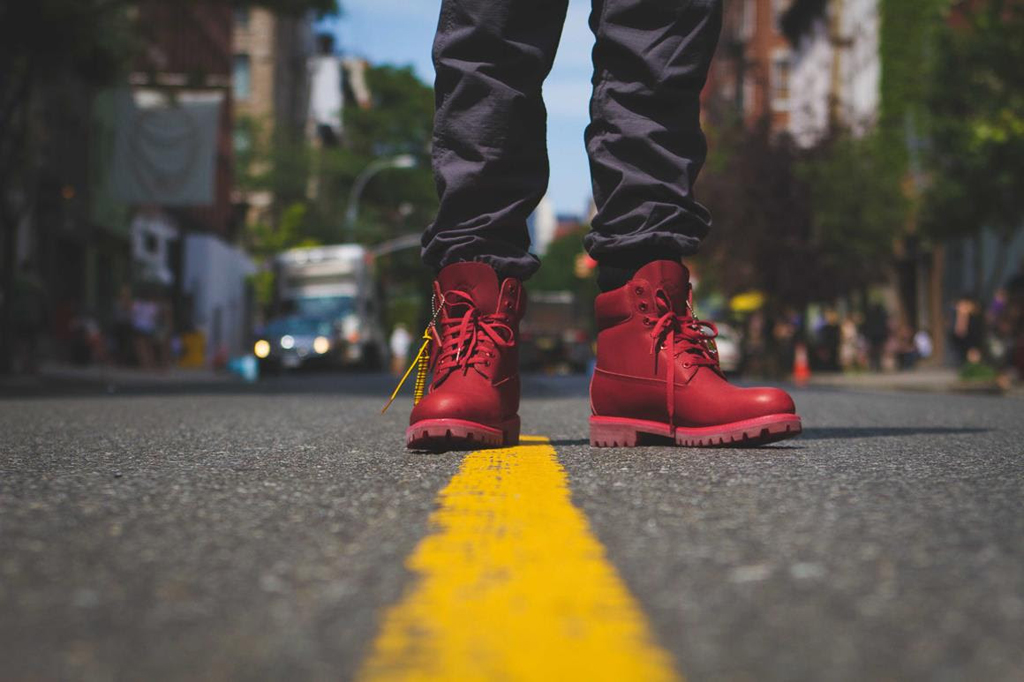 oxblood timberlands