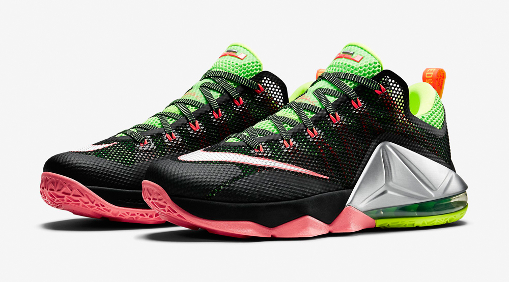 pink and green lebrons