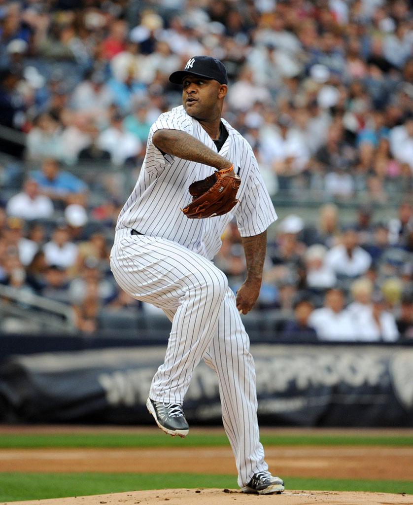 CC Sabathia's Jordan Super.Fly PE Cleats Yankees (2)