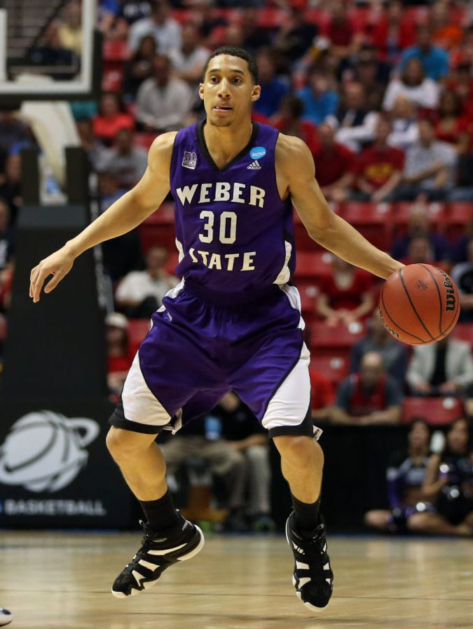 Jeremy Senglin wearing adidas Crazy 8