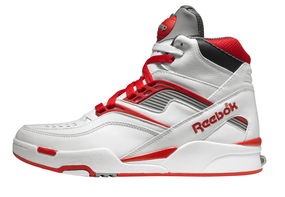 red reebok pumps