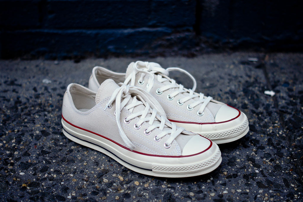 converse 1970s white on feet