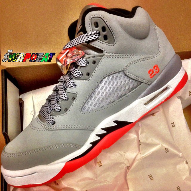 grey and red 5s