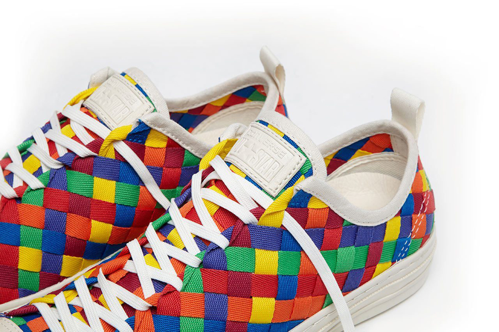 rainbow colored chuck taylors