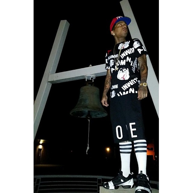 Kid Ink wearing 24 Kilates x 11 by Boris Bidjan Saberi x Reebok Pump Fury