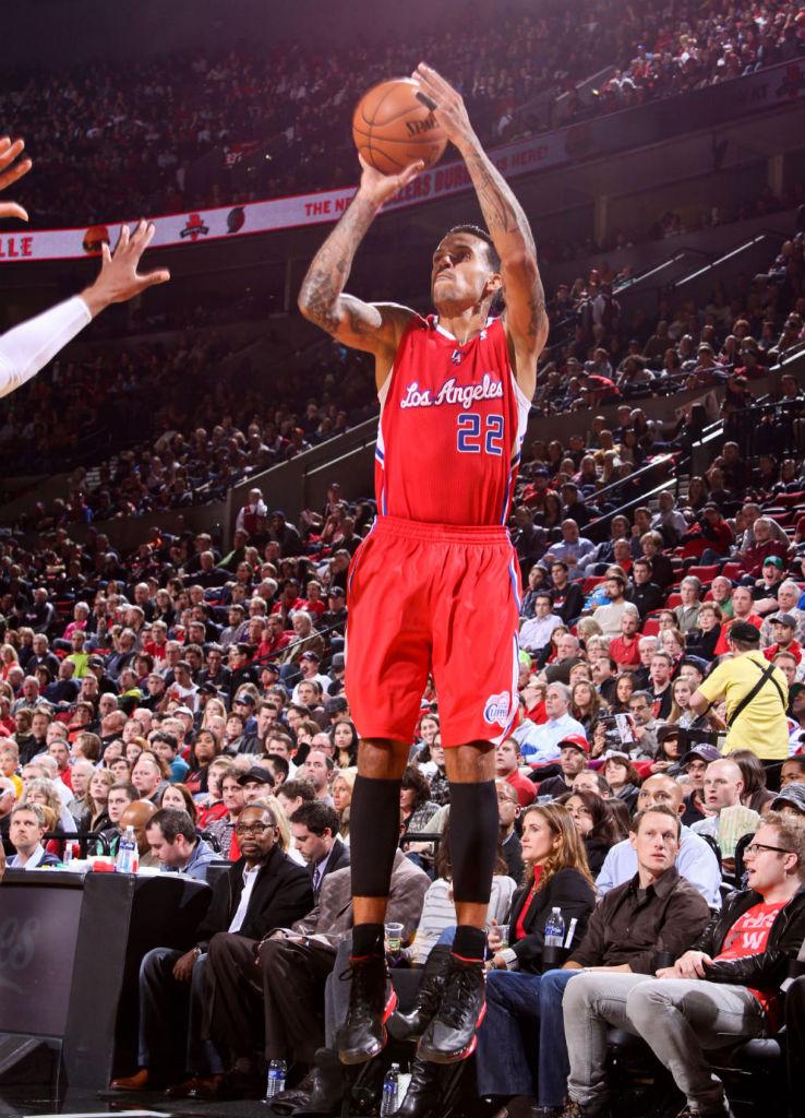 Matt Barnes wearing adidas adizero Crazy Light 2