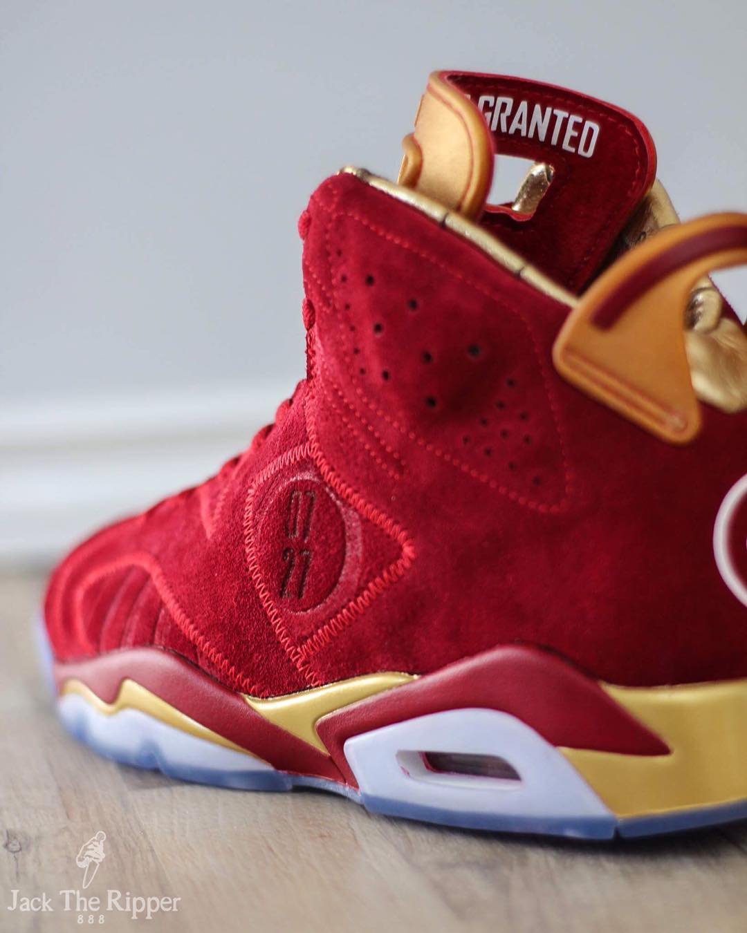 Air Jordan 6 Blood Red Custom Jack the 