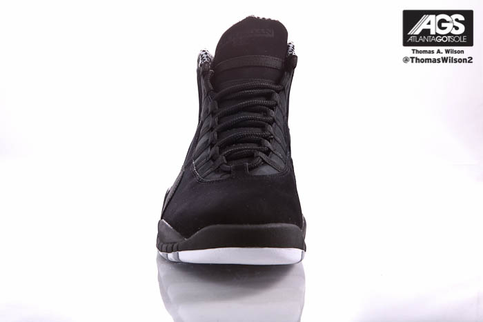 Air Jordan 10 X Retro Shoes Black White Stealth 310805-003 (8)