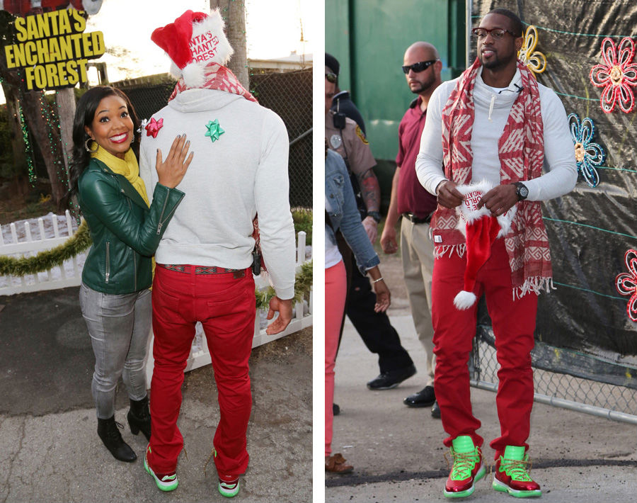 Dwyane Wade wearing Li-Ning Way of Wade Christmas (4)