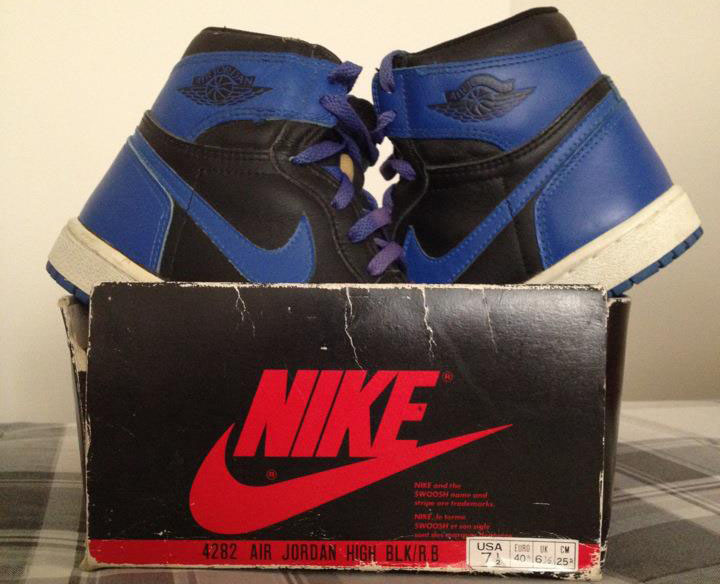 Pickups of the Week // Air Jordan I 1 OG Black Royal by Jordanhead21