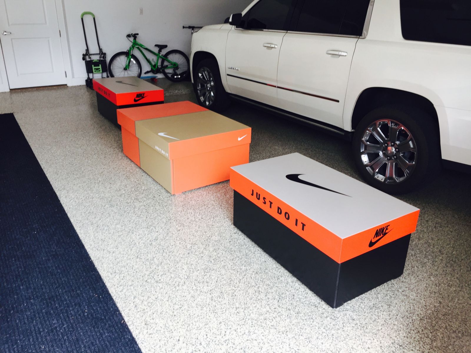 nike shoe box storage plans