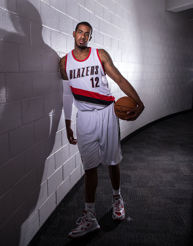 LaMarcus Aldridge wearing Nike Air Max Hyperposite 2