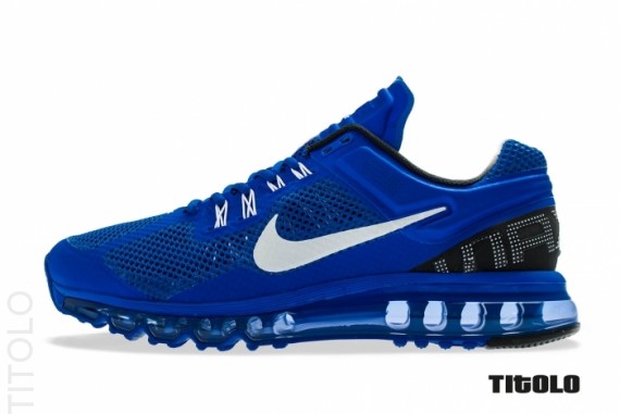 blue nike air maxes