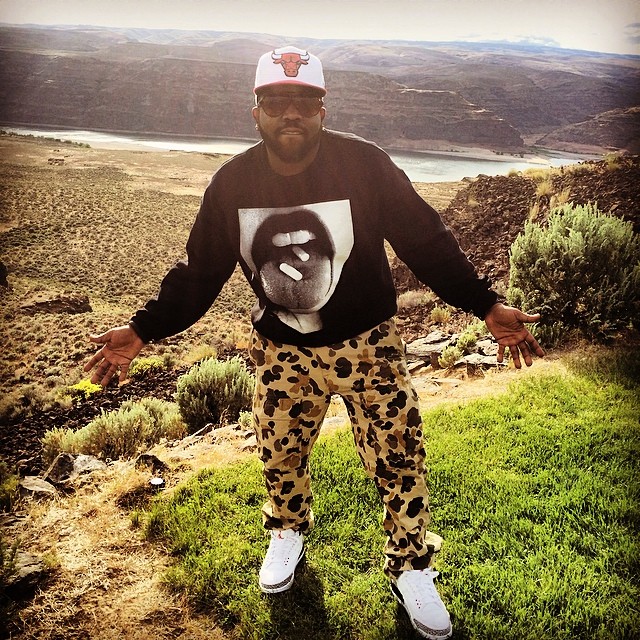 Big Boi wearing Air Jordan III 3 Cement