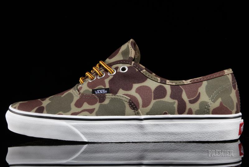 vans authentic camo