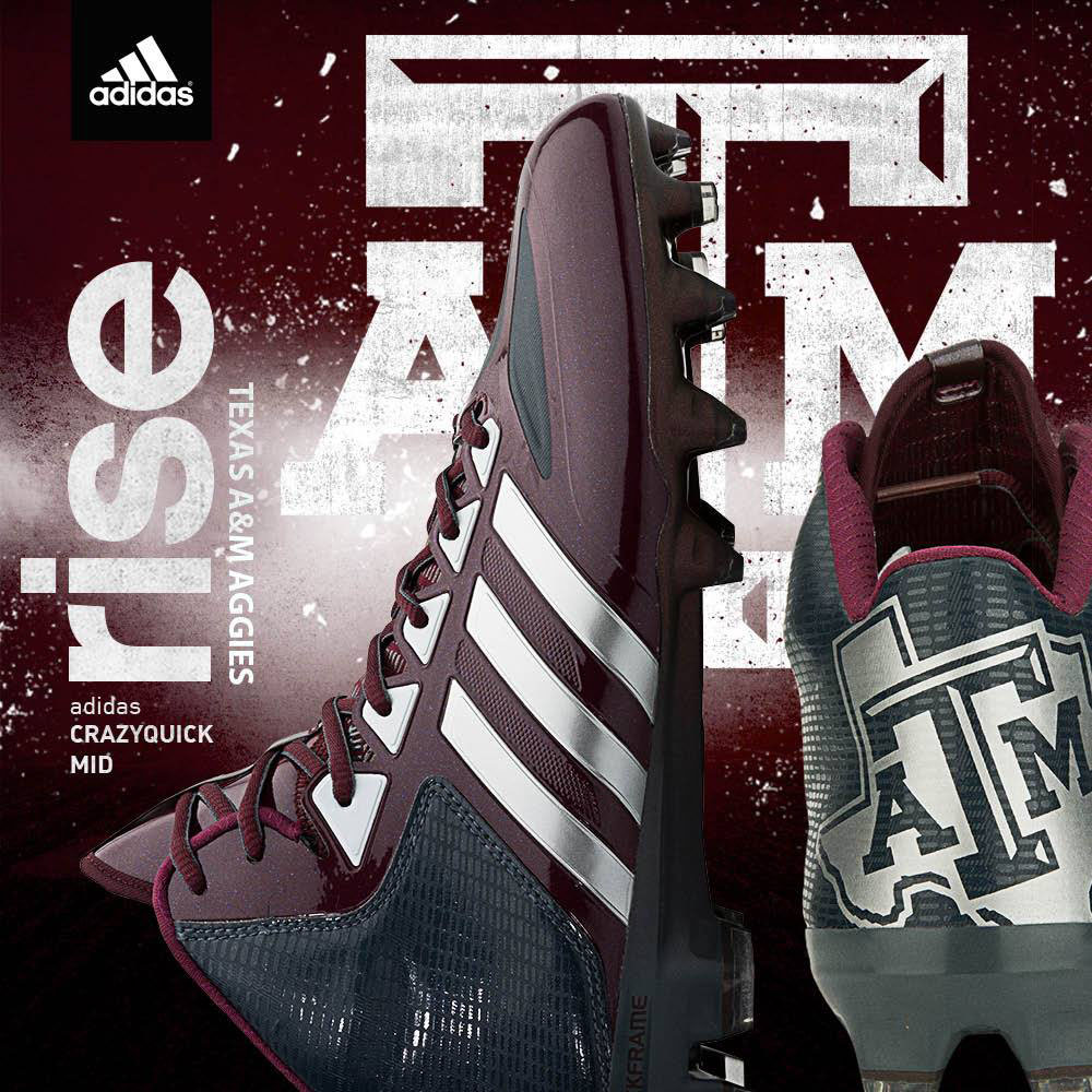 Texas A&M Alternate adidas TECHFIT Football Uniforms (3)