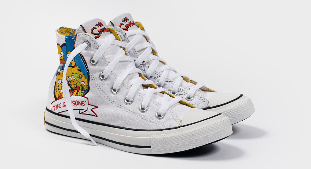 The simpsons 2024 converse shoes