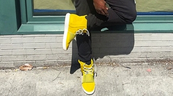 yeezy 750 yellow