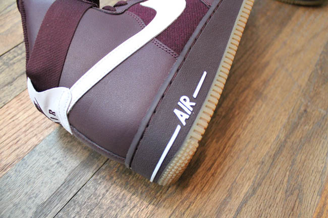 Nike Air Force 1 Hi Deep Burgundy White Gum Medium Brown 315121-600