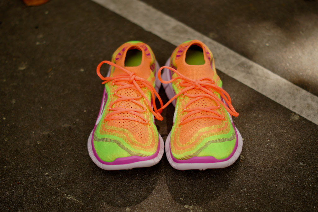 Nike Free Flyknit 5.0 Rainbow Dames 