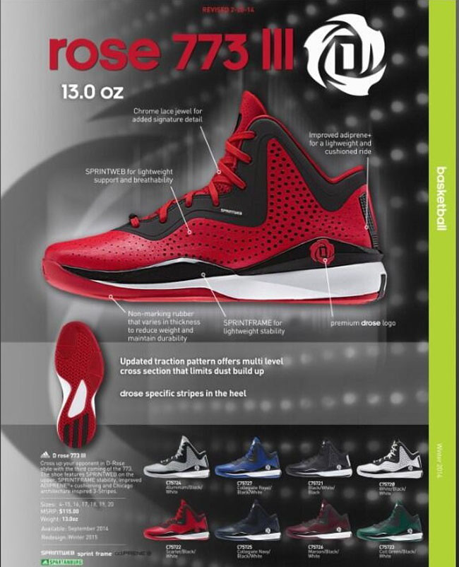 adidas d rose 773 iii