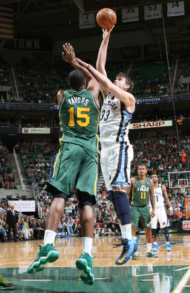 Marc Gasol wearing Nike Lunar Hyperdunk PE