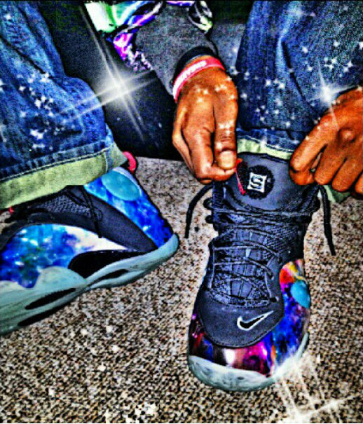 Nike zoom rookie 2025 galaxy on feet