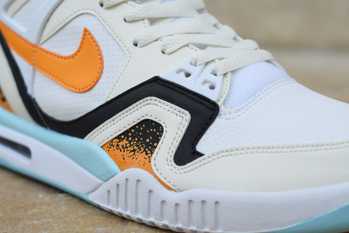 Nike Air Tech Challenge II Kumquat Toe Detail