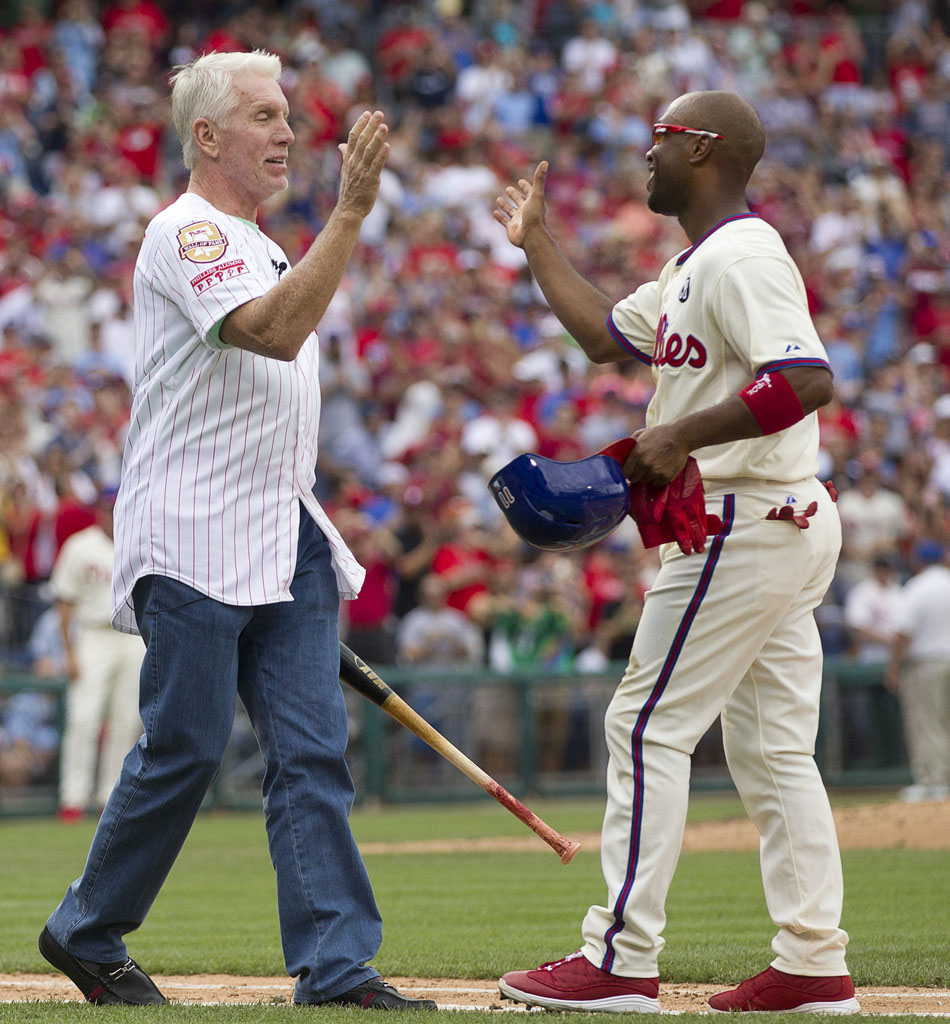 Jimmy Rollins wearing Air Jordan XIII 13 PE Cleats (4)