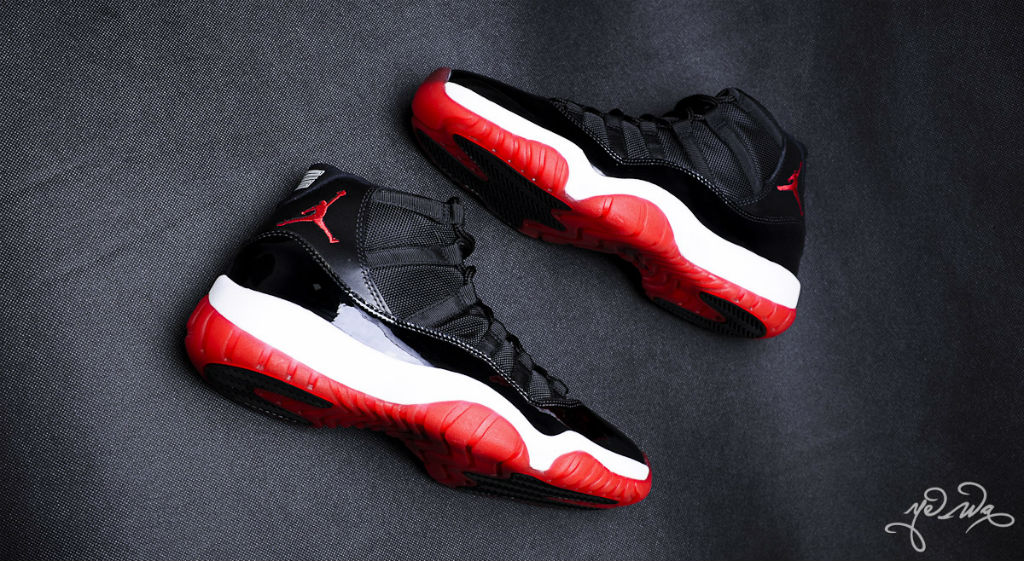 jordan retro 11 black red