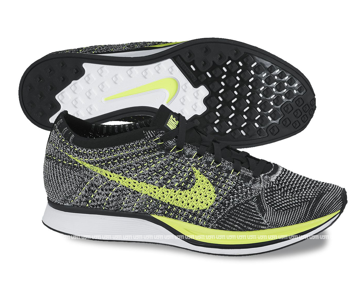 Nike Flyknit Racer - Sail / Volt / Black | Sole Collector